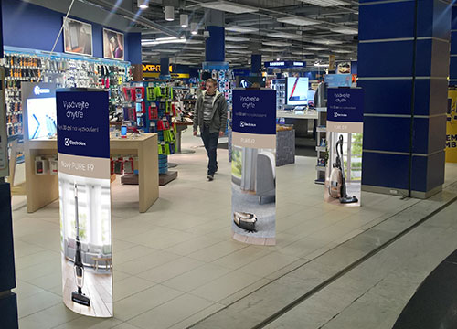 Electrolux vizualizace bezpečnostních rámů
